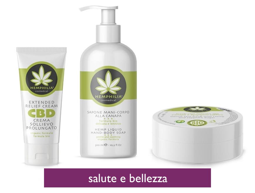 Prodotti per Salute e Bellezza a base di CBD